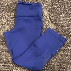 blue lululemon leggings size 8